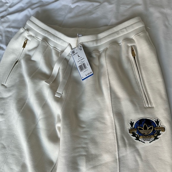 NWT Adidas Cloud White Olympic Pants - Picture 7 of 8